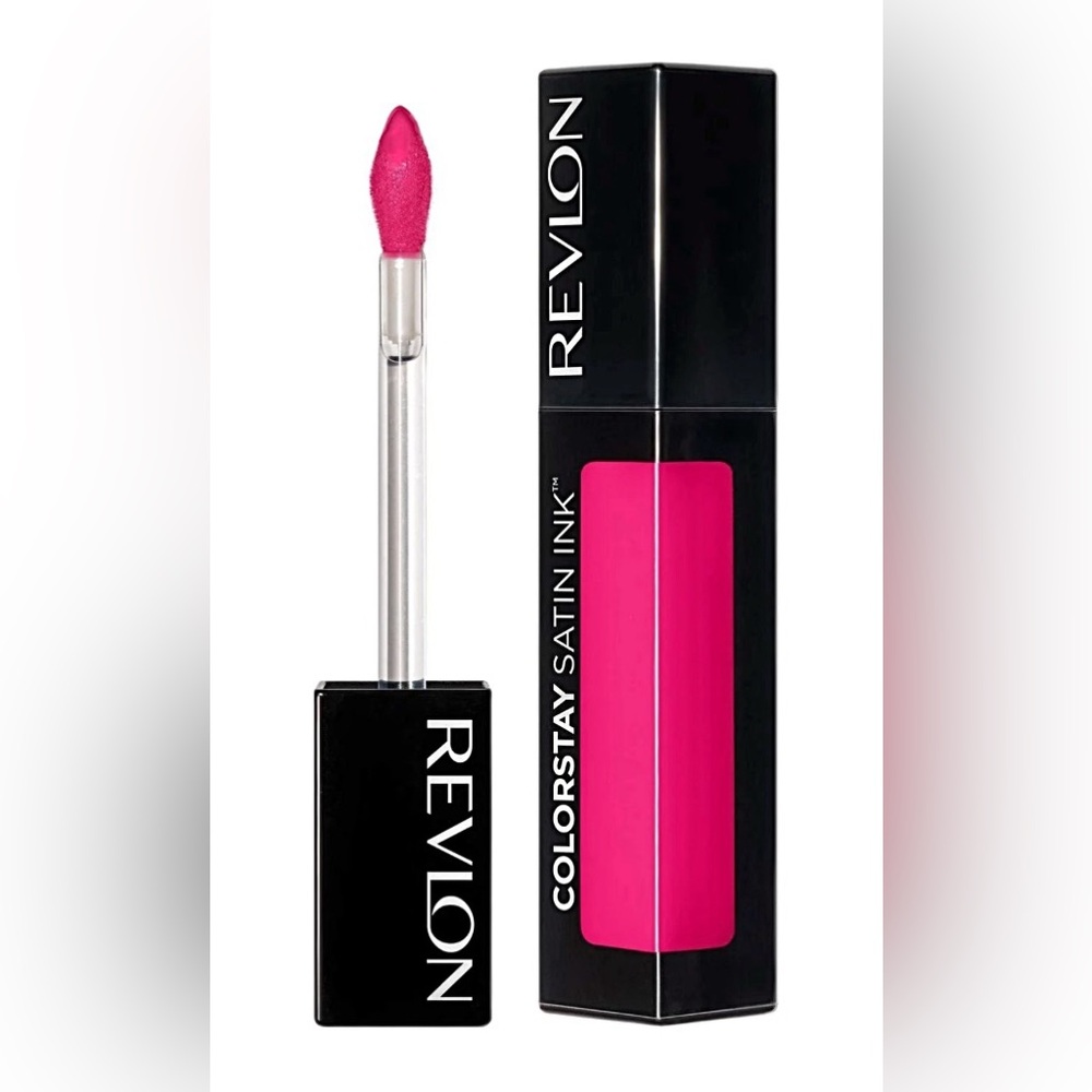🆕 Revlon Satin Liquid Lipstick — Bright Fuchsia